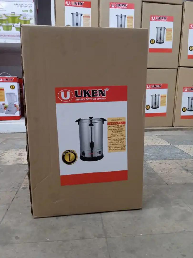 Uken Electric tea urn / Electric water boiler / Electric Kettle with stainless steel body and auto warm function suitable for large population serving