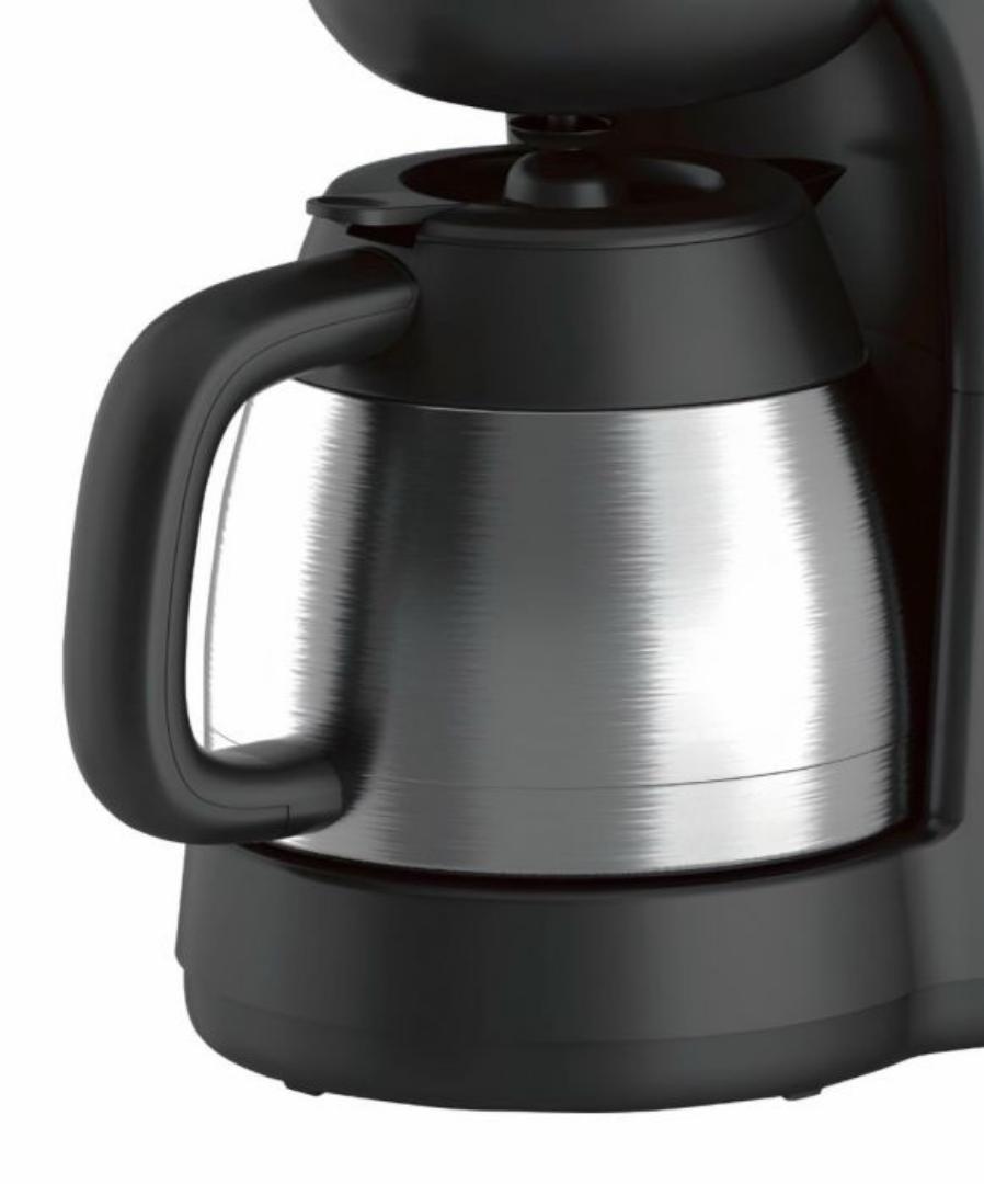 RM-768 Ramtons coffee maker with 1litre water tank capacity and stainless steel jug and makes upto 8 cups  of coffee
