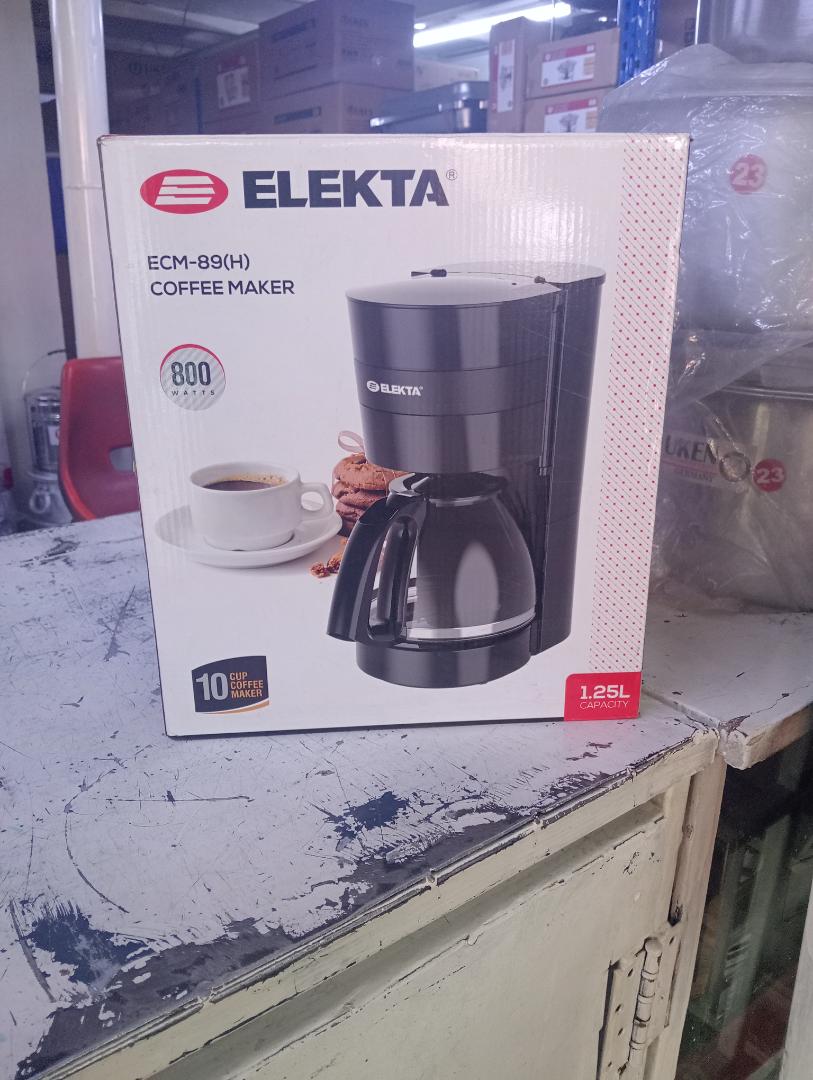 1.25L Elekta Coffee Maker with Automatic heat preservation function. EMC-88H Elekta coffee maker with 10 cups capacity 800W