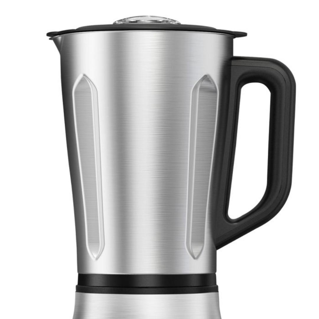 RM-608 Ramtons blender with stainless steel body and  stainless steel 1.75L Jar. 800W Ramtons stainless steel blender with 5 Speeds settings and ice crush and pulse functions and LED display knob