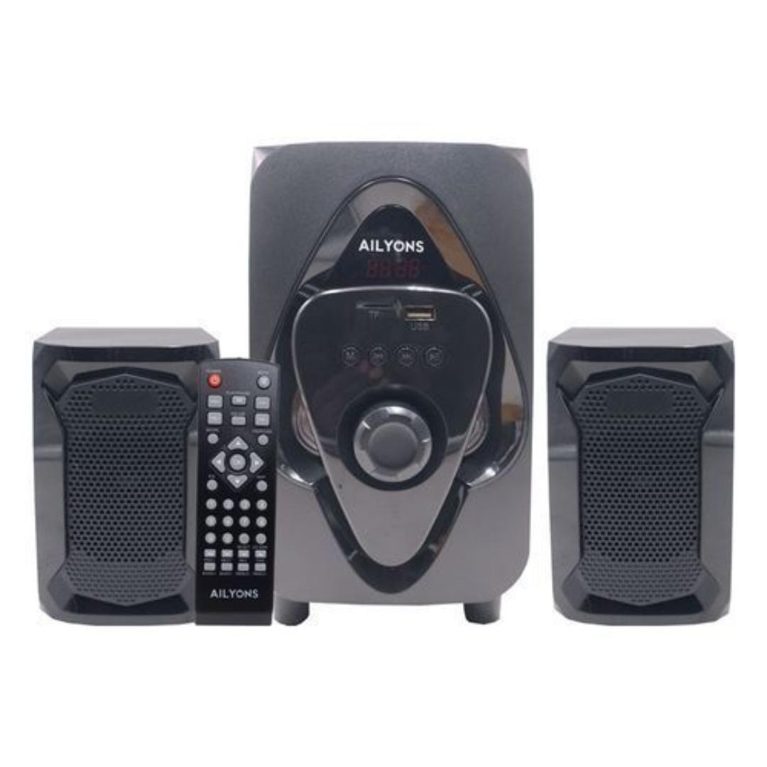 AILYONS ELP2403K 2.1CH SubWoofer Home Theatrer Multi Media Speaker System with 18000W PMPO and remote control (1YR WRTY)