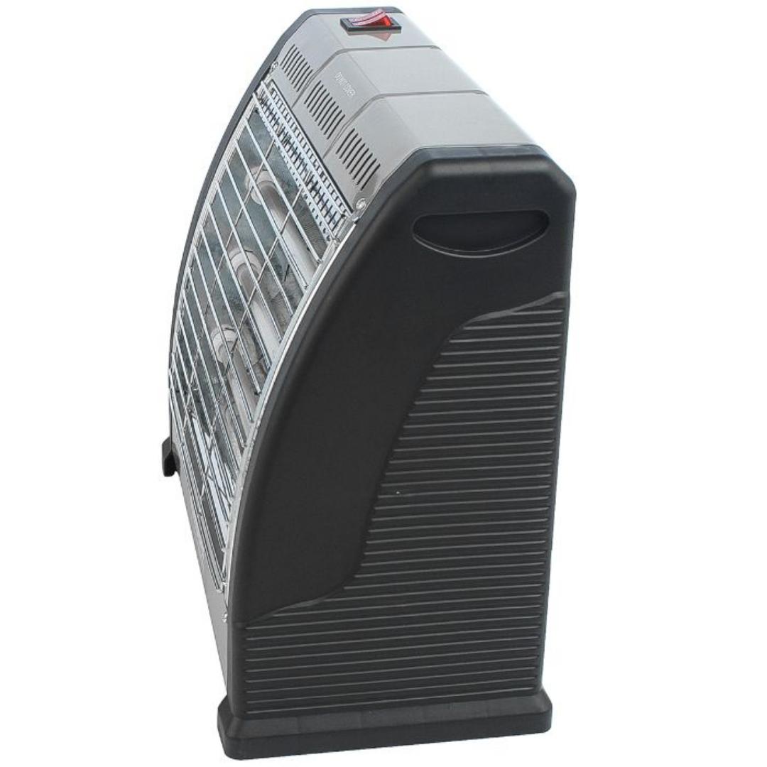 RM-469 Ramtons Electric quartz Room heater with fan. 400-1200W Ramtons room heat with 3 quartz heating elements