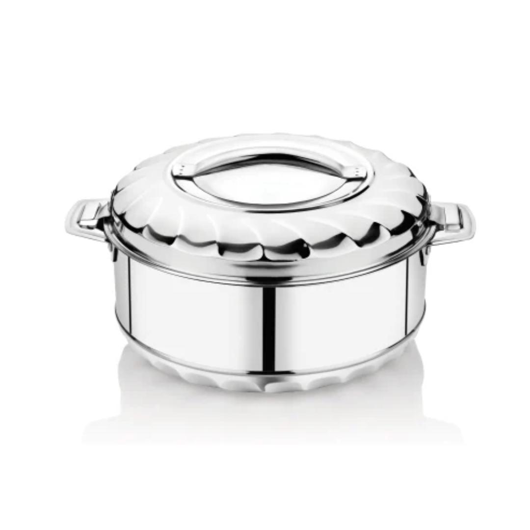 Signature 6pcs Stainless steel Tallboy premium insulated hotpots set casserole with capacity 1500ml, 2500ml, 3500ml, 5000ml, 7500ml and 10000ml. 6pcs tall boy Signature hotpots set