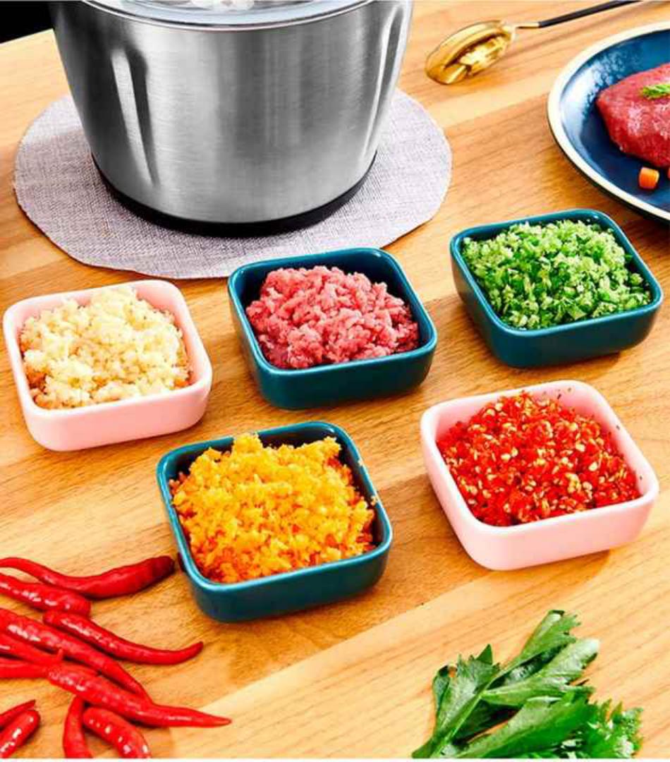 3L Redberry multifunctional food Chopper with 400W powerful copper motor and stainless steel blades RBFC-3 Redberry meat and vegetable slicer