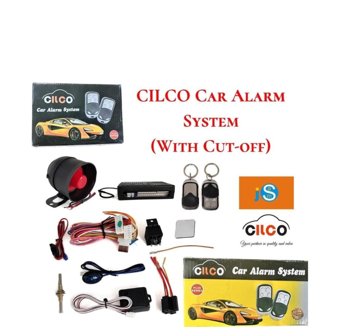 cilco Car Alarm Antitheft System with Inbuilt Cut-Out Keyless Entry