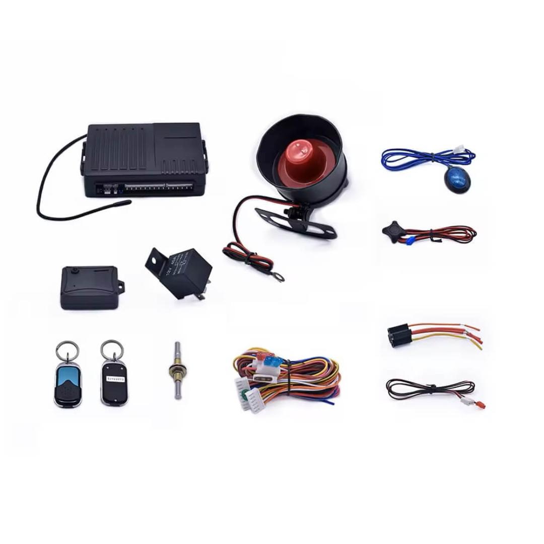 cilco Car Alarm Antitheft System with Inbuilt Cut-Out Keyless Entry