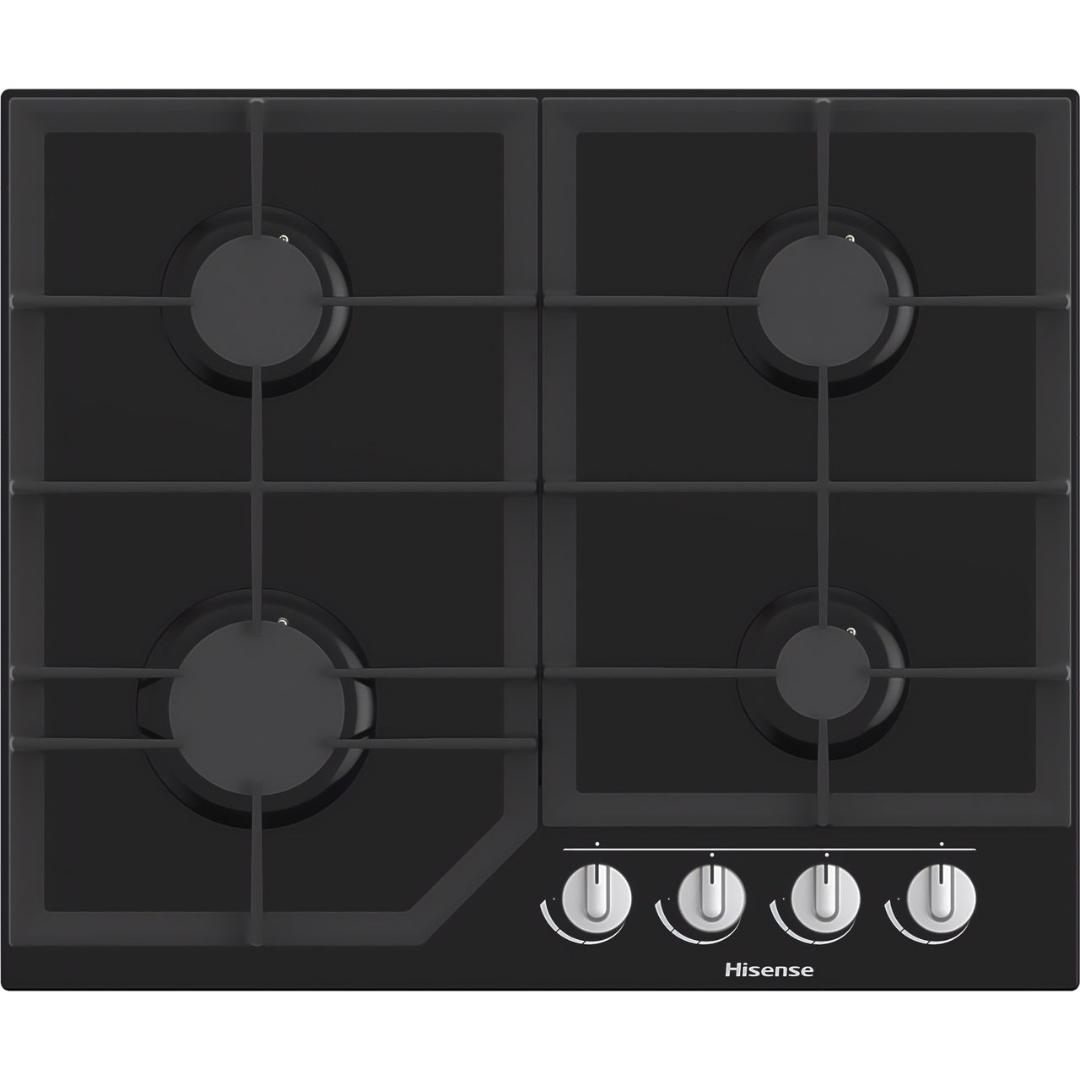 Hisense HHU60GAGR 4 Gas Burner Hob  HISENSE 60cm 4GAS BUILT IN COOKER [ 1 WOK BURNER] AUTOMATIC IGNITION STAINLESS STEEL HOB 1YR WARRANTY.