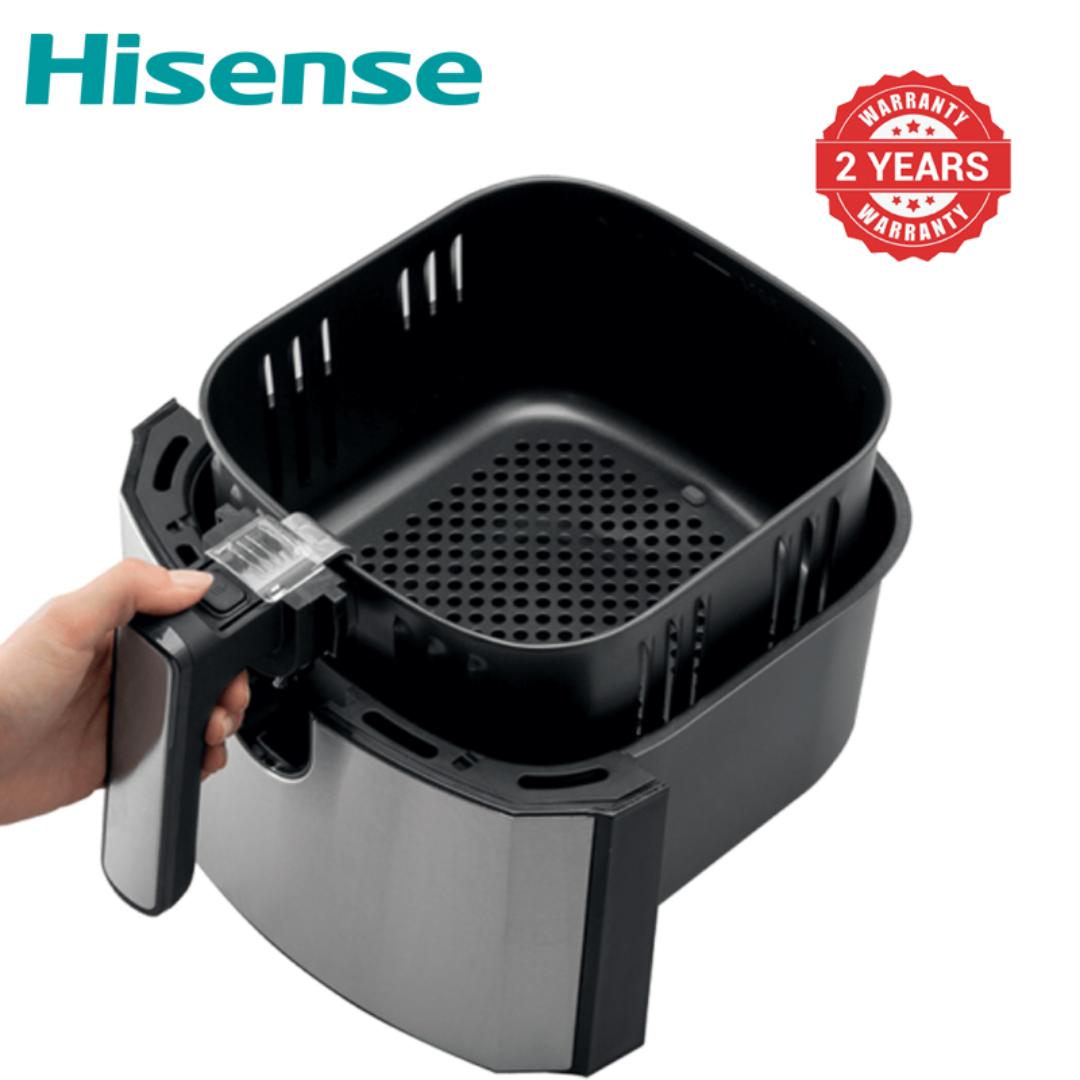 Hisense Air Fryer oven H06AFBS1S3 With 6.3L capacity 8 preset menus and LCD touch control with led display and digital memory