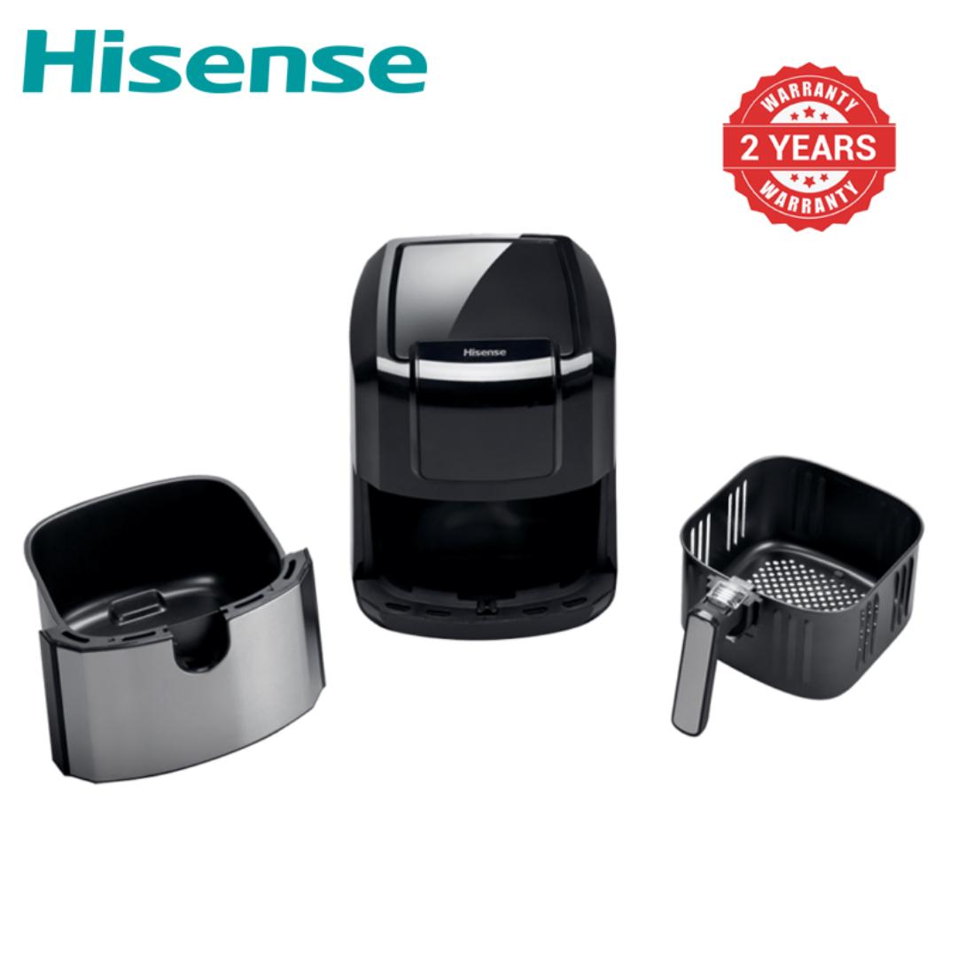 Hisense Air Fryer oven H06AFBS1S3 With 6.3L capacity 8 preset menus and LCD touch control with led display and digital memory