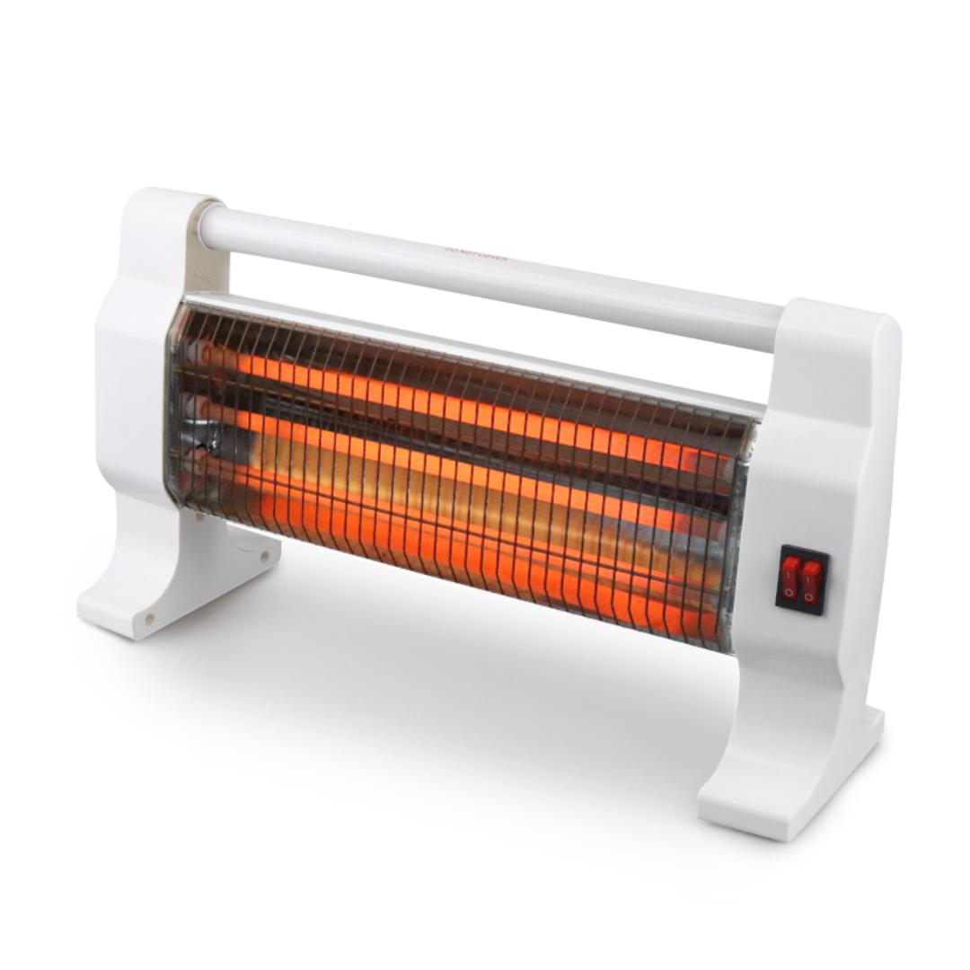 Nunix Portable Electric Room Heater With 3 Heat Settings 3 three tubes Electric heater 400W/ 800W/1200W space heating quartz heater white