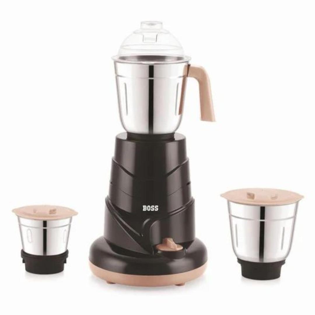 Redberry BOSS AllTimePlus Mixer Grinder B-275 with 550W Powerful Motor, 3 SS Jars, 5 years warranty*