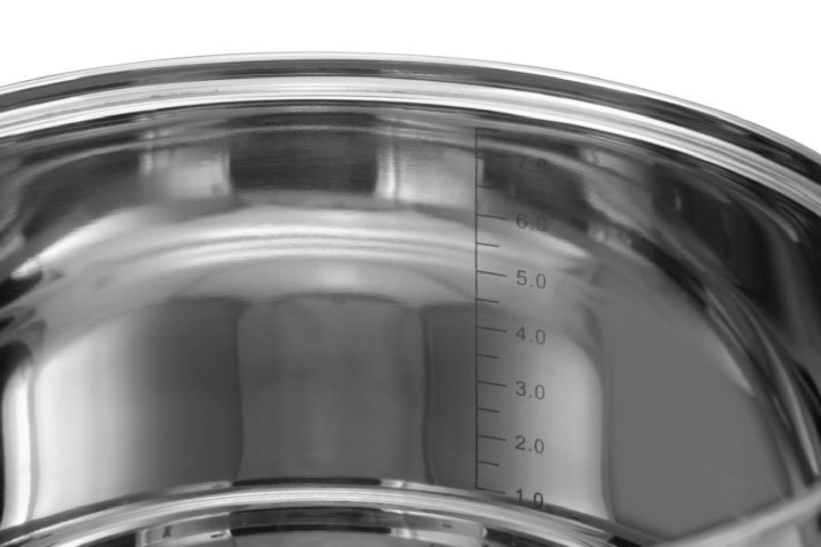 Edenberg 12pcs Stainless Steel Cookware Set EB-4037 Induction base Cookware with Glass tampered lids