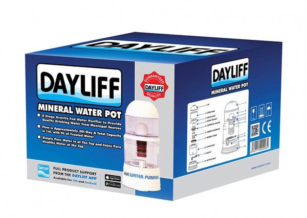 Dayliff 14L water purifier mineral water pot Mineral Water Pot Gravity Feed 8 Stage Purifier