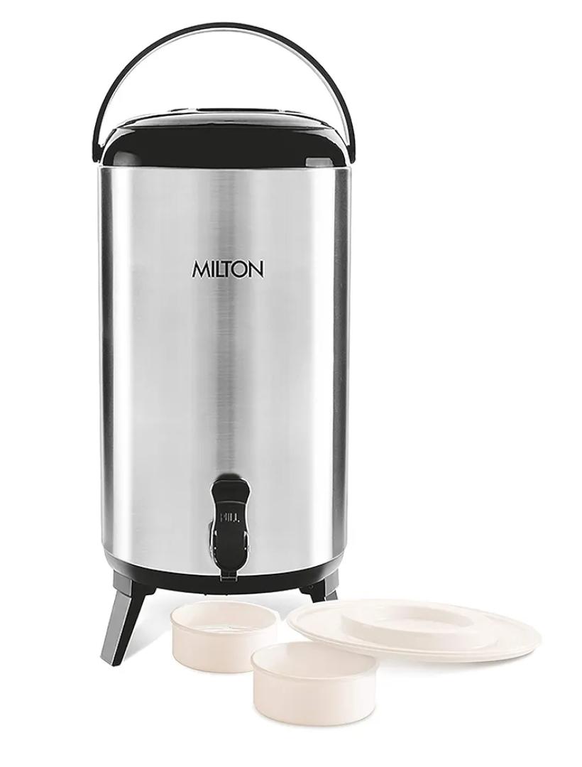 Redberry Milton tea urn 10L STAINLESS STEEL INSULATED WATER JUG 
INSIDE & OUT SIDE FULL S.STEEL
 MILTON - 10L