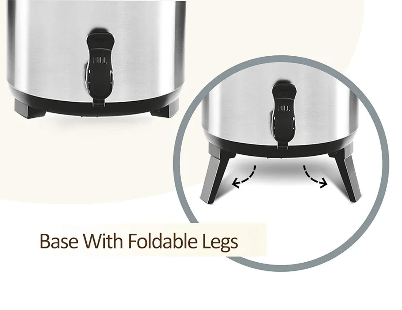 Redberry Milton tea urn 10L STAINLESS STEEL INSULATED WATER JUG 
INSIDE & OUT SIDE FULL S.STEEL
 MILTON - 10L