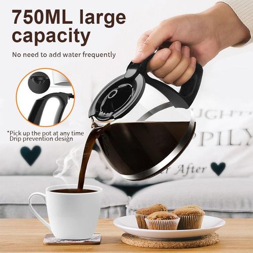 Sokany Coffee Maker 12 cups Sokany Fully Automatic Coffee Maker Machine Sokany Coffee Maker Automatic Drip American Milk Tea Machine Coffee Pot (1YR WRTY)