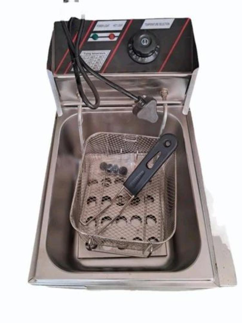 Redberry 6L single deep fryer RBEF-61 Redberry Premium Range Electric Fryer | Single 6L | Stainless Steel Fryer with Cool Touch Handles