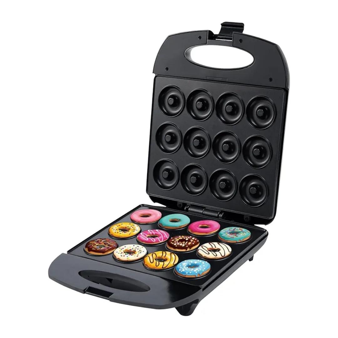 Sokany SK-821 Donut Maker Makes 12 Doughnuts, Non-stick Surface, Easy To Clean, Mini Donut Maker Machine For Snacks, Desserts & More