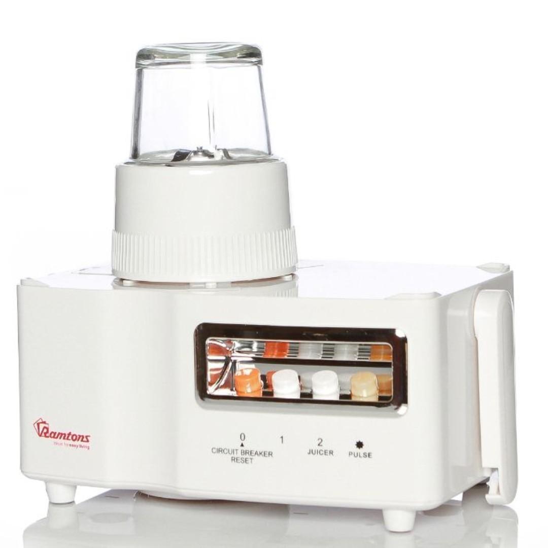 Ramtons 3 in 1 RM/278 Juicer / Blender / Grinder with Powerful 500W motor for fruits and vegetables
