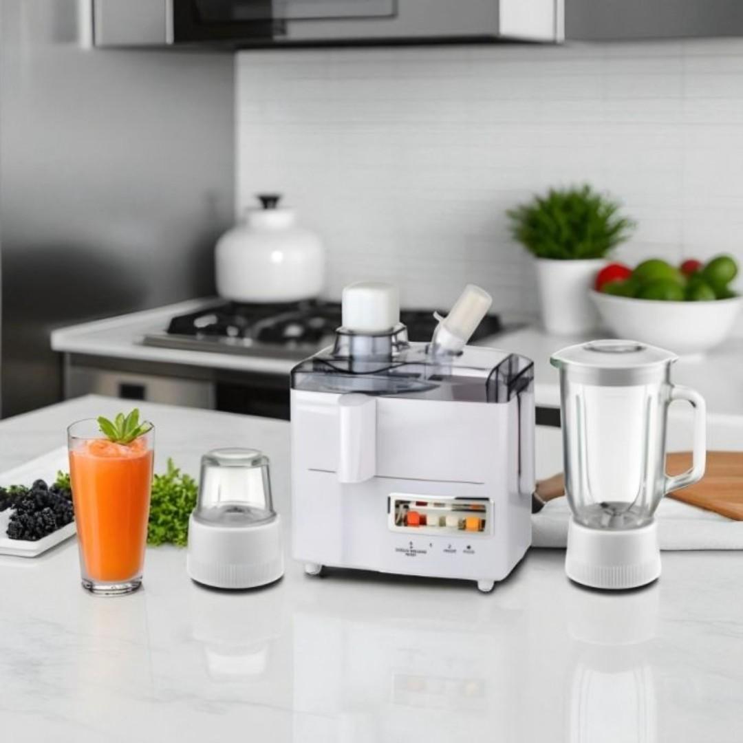 Ramtons 3 in 1 RM/278 Juicer / Blender / Grinder with Powerful 500W motor for fruits and vegetables