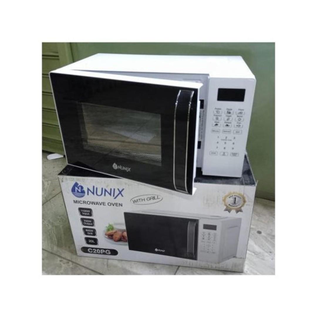 NUNIX C20PG 20L LITRES DIGITAL CONTROL Microwave with grill and defrost function 800W