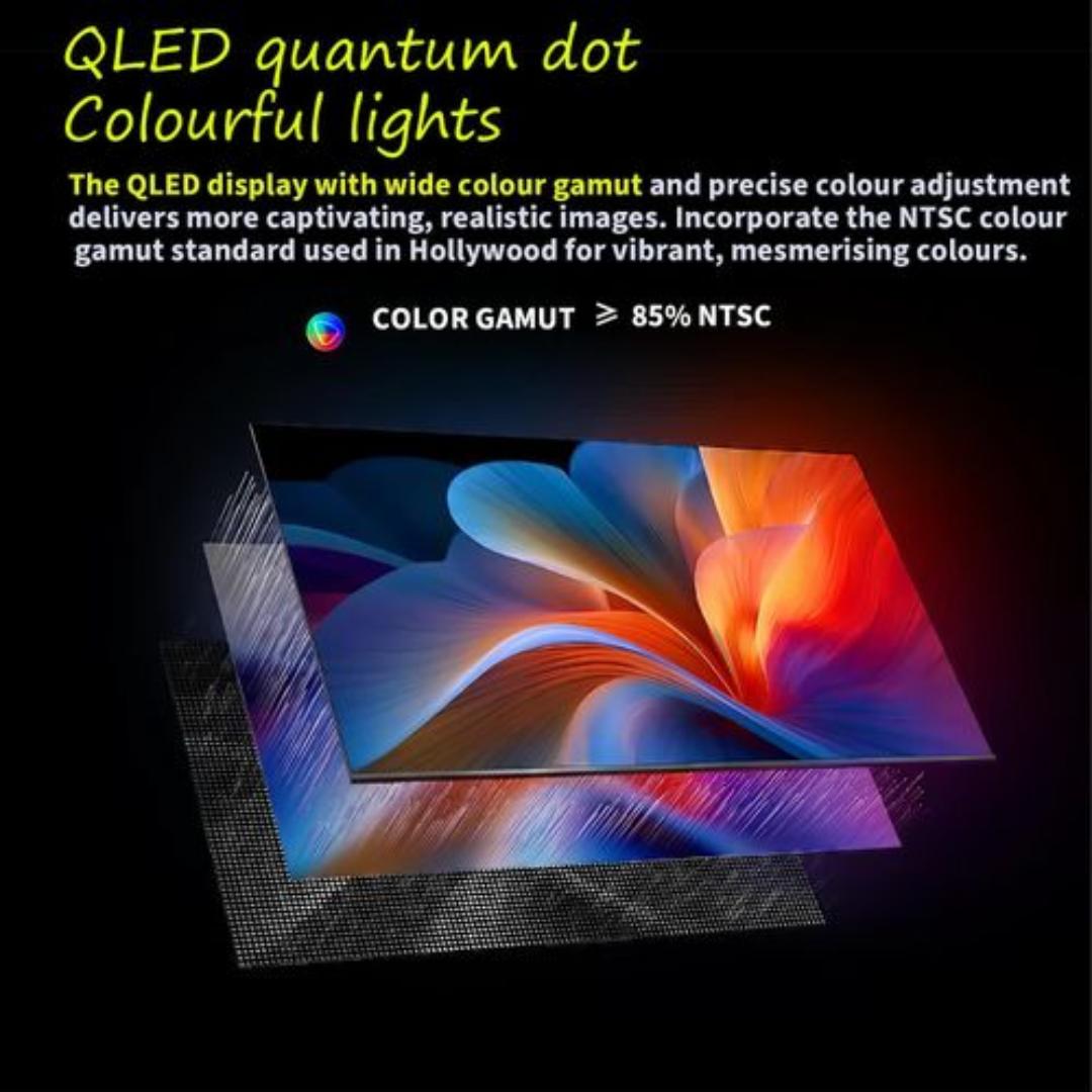 Vitron HTC4300QFS 43 inches QLED TV BLUETOOTH ENABLED 4K FULL HD Frameless Smart(1YR WRTY)