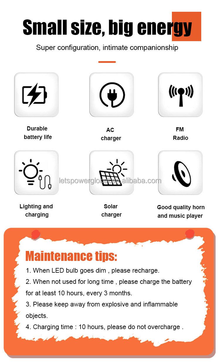 Portable Mini Home Solar Lighting System Kit for Lighting & Mobile Charging power bank 4pcs Super Bright 12V LED bulbs with FM radio and MP3 player