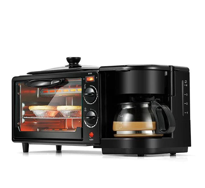 Sokany  3 in 1 breakfast maker machine 1250W With coffee maker, grill and 12L oven SK-145