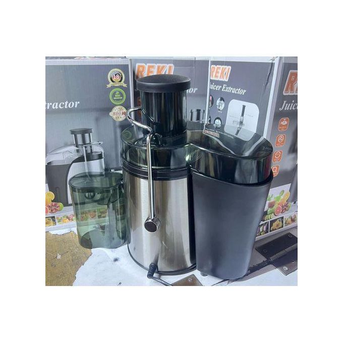 Reki 800W Powerful Fruits and vegetables juice extractor RE-J2011 with stainless steel body and 2 adjustable speeds settings