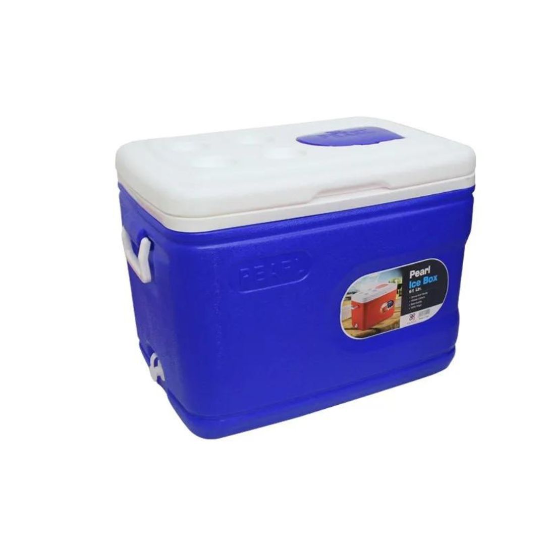 Uken 61L Ice cooler box chiller with double layer and drainage tap for food and beverage storage ice cream medicine