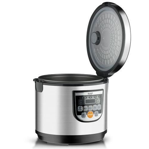 RAF R-178 5L Rice Cooker Stainless steel Multi-function Electric rice cooker with LCD display 900W