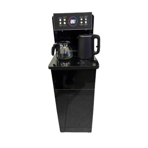 EM Electromate multifunction hot and cold and normal bottom load water dispenser with coffee maker kettle and temperature display panel touch panel and remote control
