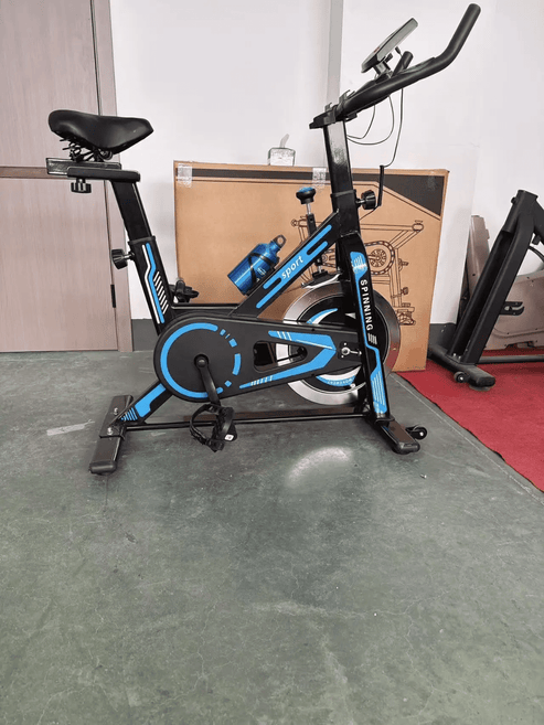 Fitness Exercise Bike / Spin Bike SC-85051 With LCD Display For indoor home and gym use for Cardio And Strength Training Workouts With Height Adjustable, Exercise Bike Spinning 35kg