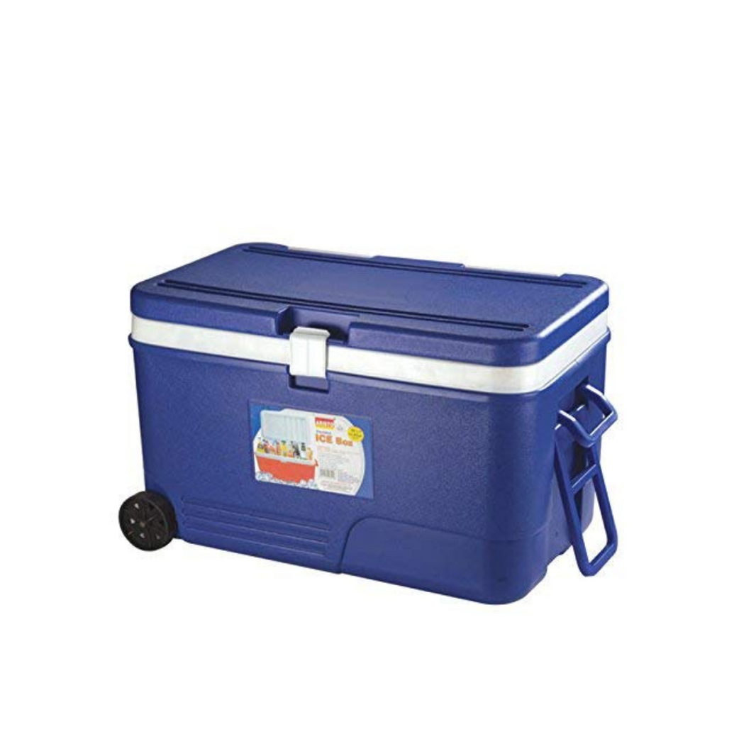 Aristo 110L ice cooler box with double layer insulation for food and medicine storage and transportation