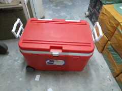 Aristo 110L ice cooler box with double layer insulation for food and medicine storage and transportation