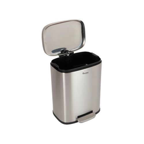 Ramtons 20L stainless steel pedal bin with inner plastic basket soft close lid ramtons pedal bin