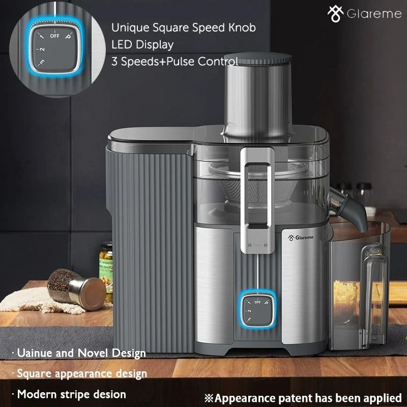 Signature SG-04948 Turbo power juicer / Juice extractor with 1.2L juicer cup and 2L pulp collector 1000W powerful motor and stainless steel knives