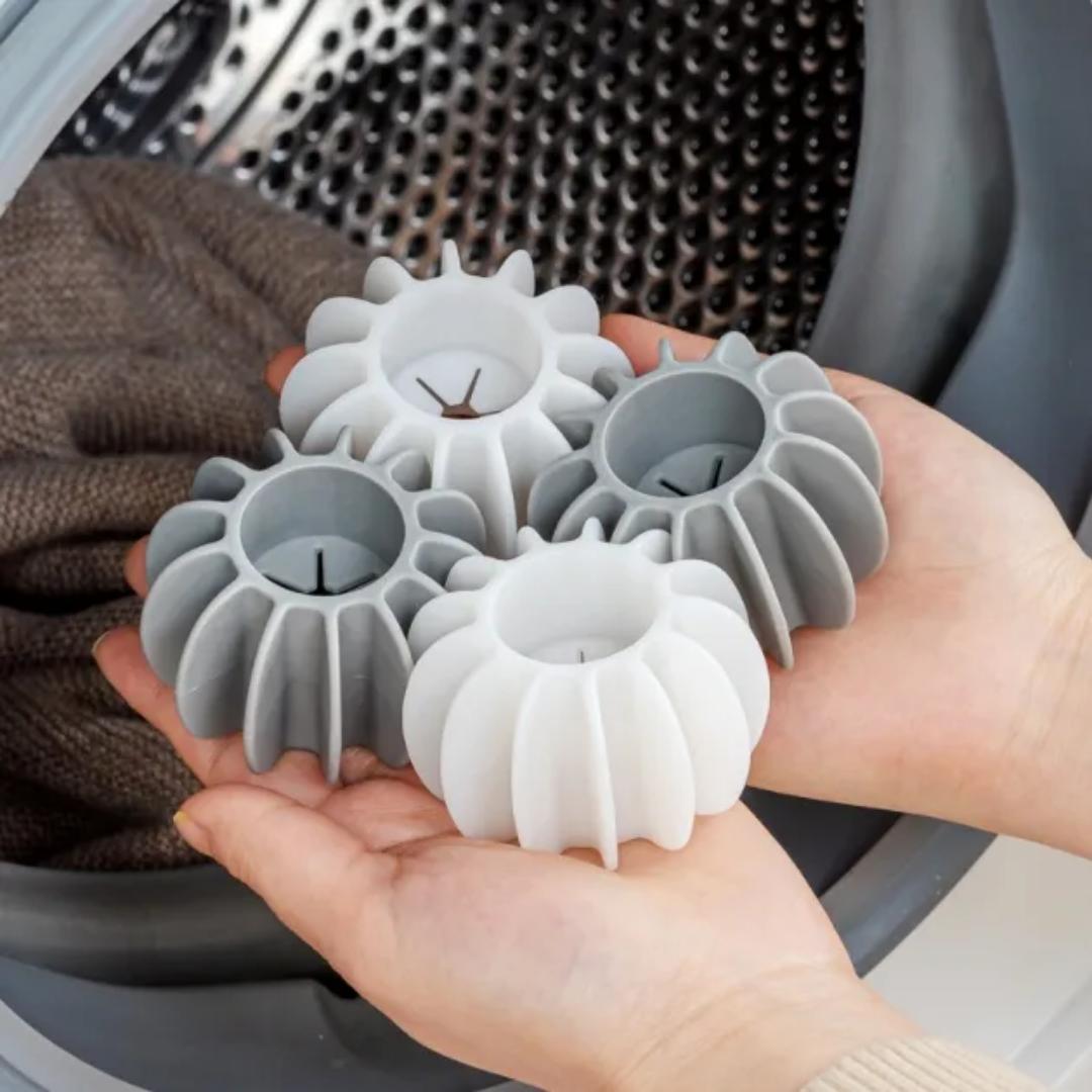 (Easter sale) Hot selling Reusable Silicone Washing Machine Laundry Balls Prevents Twists and Tangles, Drain Clogs: By catching hair and lint before they go down the drain