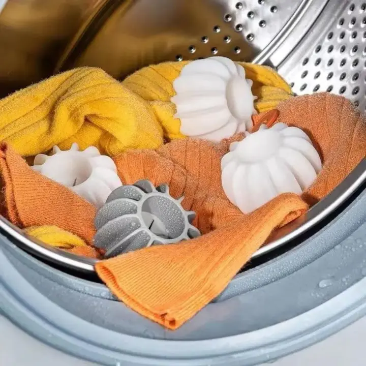 (Easter sale) Hot selling Reusable Silicone Washing Machine Laundry Balls Prevents Twists and Tangles, Drain Clogs: By catching hair and lint before they go down the drain
