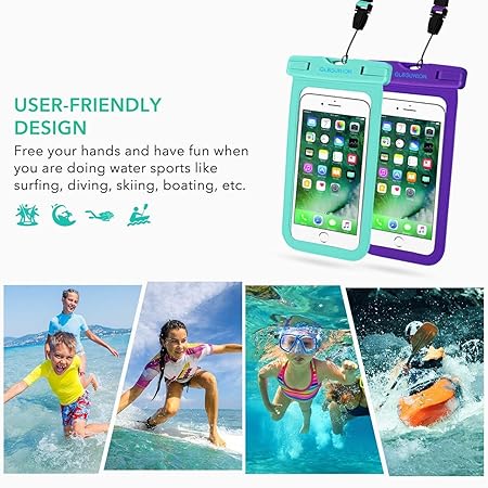 (Valentine's Day Sale) Waterproof Cell Phone Pouch - 1Pack Underwater Dry Bag Case