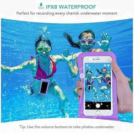 (Valentine's Day Sale) Waterproof Cell Phone Pouch - 1Pack Underwater Dry Bag Case
