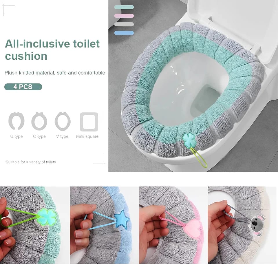 (Easter sale)HOT SELLING TOILET COVER PLUSH PORTABLE SANITARY HANDHELD TOILET SEAT THICKENED COVER FOR UNIVERSAL TOILET SEAT COVER BUY IN KENYA