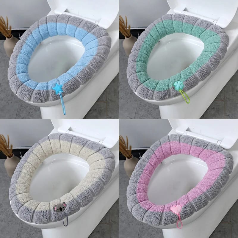 (Easter sale)HOT SELLING TOILET COVER PLUSH PORTABLE SANITARY HANDHELD TOILET SEAT THICKENED COVER FOR UNIVERSAL TOILET SEAT COVER BUY IN KENYA