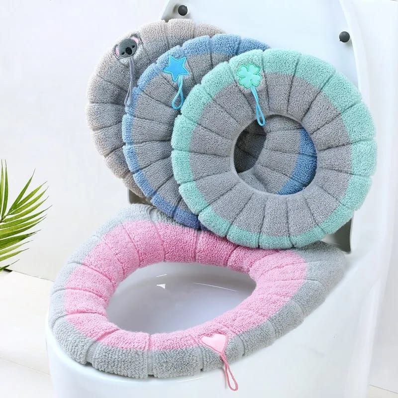 (Easter sale)HOT SELLING TOILET COVER PLUSH PORTABLE SANITARY HANDHELD TOILET SEAT THICKENED COVER FOR UNIVERSAL TOILET SEAT COVER BUY IN KENYA