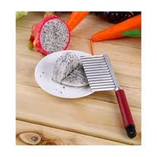 (Easter sale) Hot selling Chopper - Vegetable Crinkle Cutter, Stainless Steel Potato Carrot Chip Crinkle Wavy Vegetable Cutter, Kitchen Gadget Accessories buy in Kenya