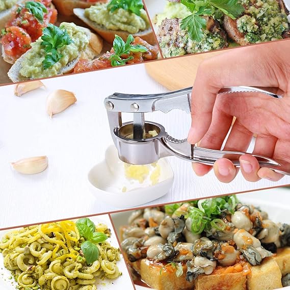 (Easter sale) Top selling Garlic Presser Mincer Ginger Crusher Squeezer Heavy Duty Metal Garlic Presser Chopper Slicer buy in Kenya