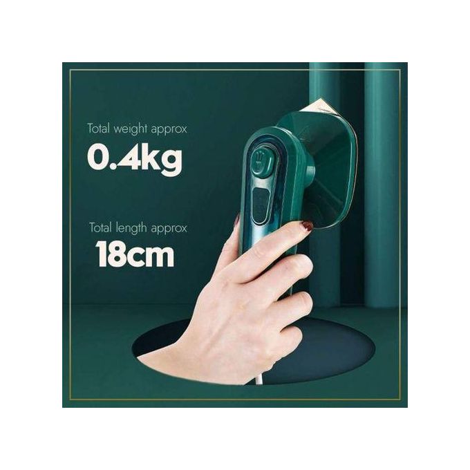 New Arrival Electric Mini Steam Iron Portable Wet and Dry Hot Fabric Handheld Garment Steamer Ironing Wrinkles Lightweight Iron Box Home Travel Dorm Clothes Steam Nonstick Soleplate Cleaner