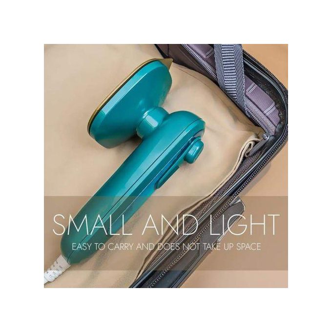 New Arrival Electric Mini Steam Iron Portable Wet and Dry Hot Fabric Handheld Garment Steamer Ironing Wrinkles Lightweight Iron Box Home Travel Dorm Clothes Steam Nonstick Soleplate Cleaner