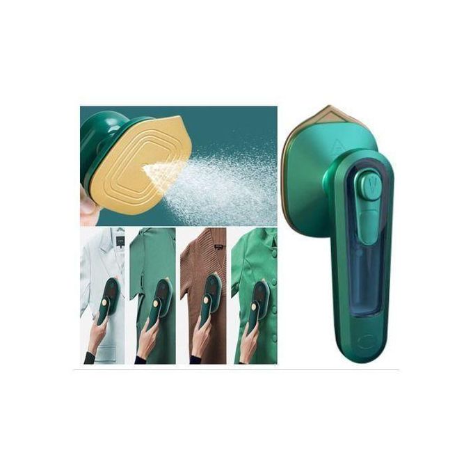 New Arrival Electric Mini Steam Iron Portable Wet and Dry Hot Fabric Handheld Garment Steamer Ironing Wrinkles Lightweight Iron Box Home Travel Dorm Clothes Steam Nonstick Soleplate Cleaner