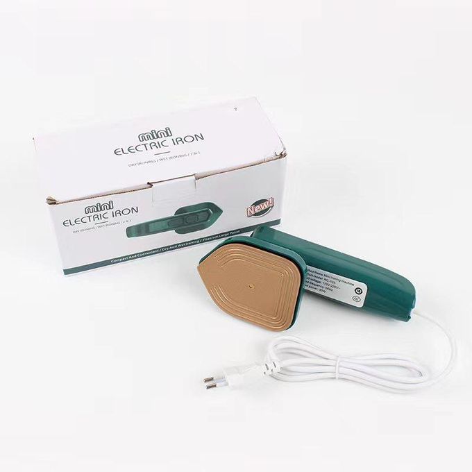 New Arrival Electric Mini Steam Iron Portable Wet and Dry Hot Fabric Handheld Garment Steamer Ironing Wrinkles Lightweight Iron Box Home Travel Dorm Clothes Steam Nonstick Soleplate Cleaner